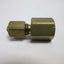 New – Open box Lot of 10 New 266PF-2A 1/8" Male x 1/8" Female Poly Fittings, Material: Brass