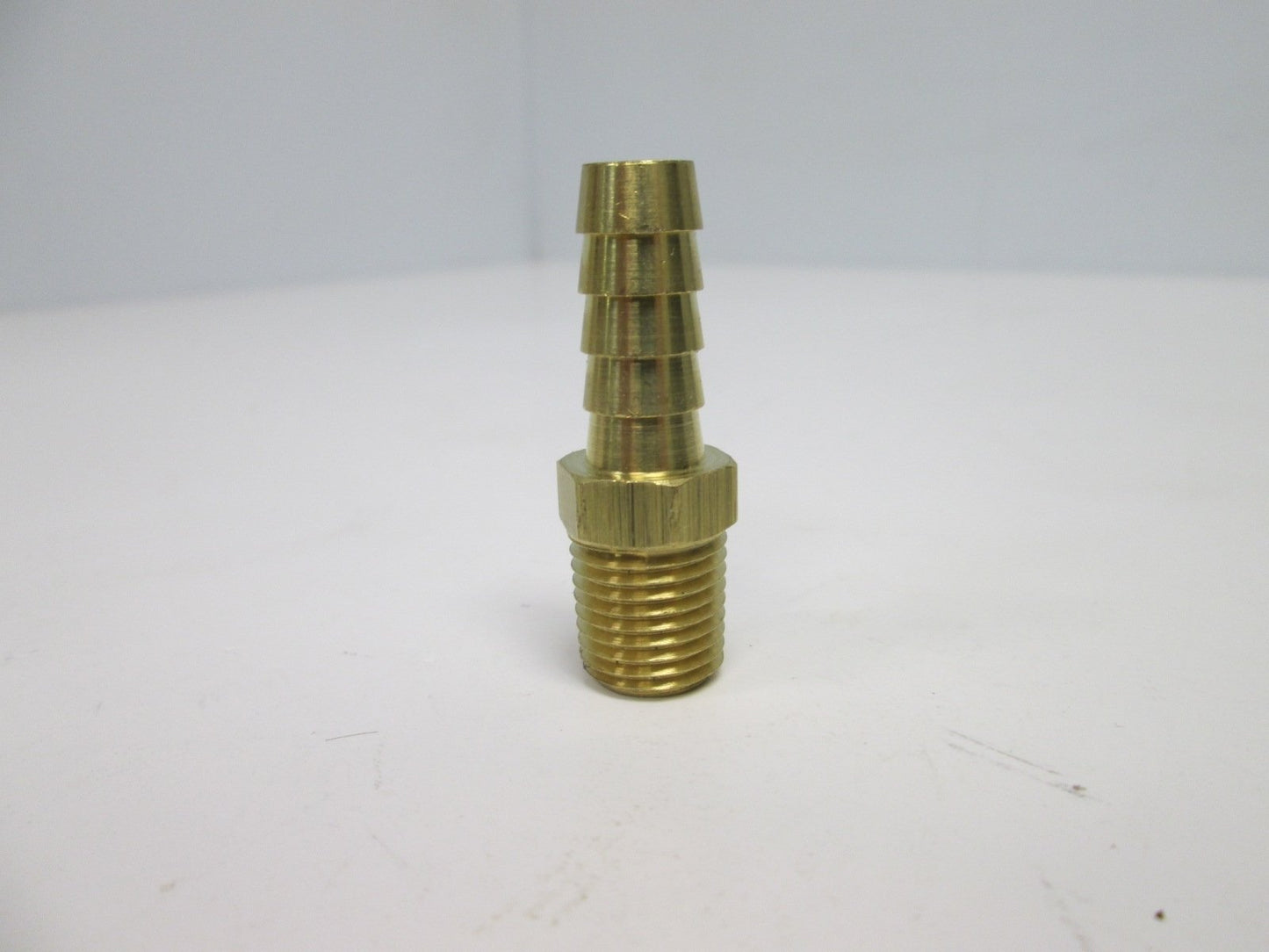 New – Open box Lot of 10 NEW Dixon 102060C 1/4" Male NPT x 1/4" Barb Fitting, Material: Brass