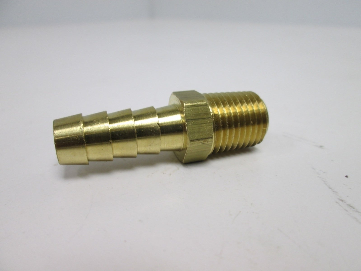 New – Open box Lot of 10 NEW Dixon 102060C 1/4" Male NPT x 1/4" Barb Fitting, Material: Brass