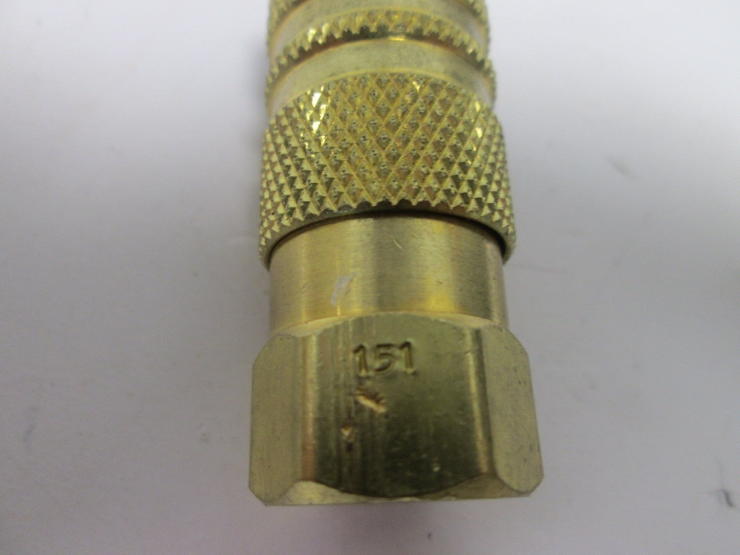 Used Lot of 13 151 1/4" Female NPT Air Hose Coupler, Material: Brass
