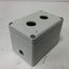 Used Hoffman Q-1289PCD Push Button Enclosure, 4.75" x 3.25" x 3.375", *Hole Added*