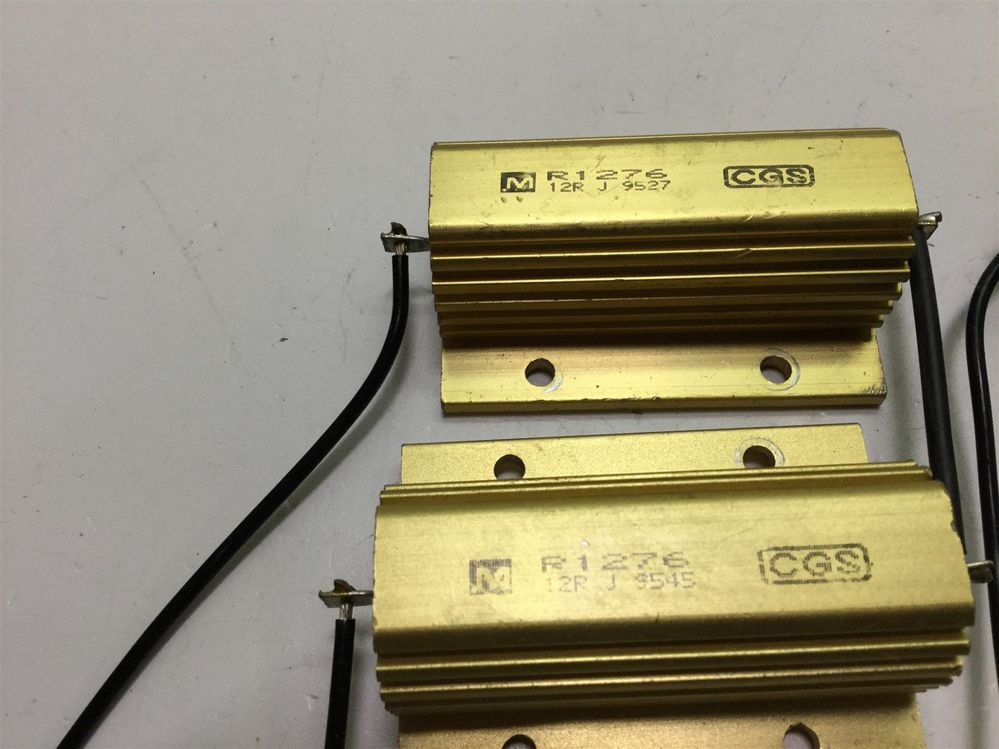 Used Lot of 4 TE Connectivity CGS R1276 12R J 12 Ohm 100 Watt 5% Power Resistors