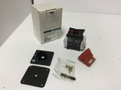 New Telemecanique VBF01 Disconnect Switch, 3-Pole, Rating: 16A 690VAC