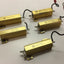 Used Lot of 5 CGS HSA50 220R Power Resistors, 220 Ohms, 5% Tolerance, 50 Watt