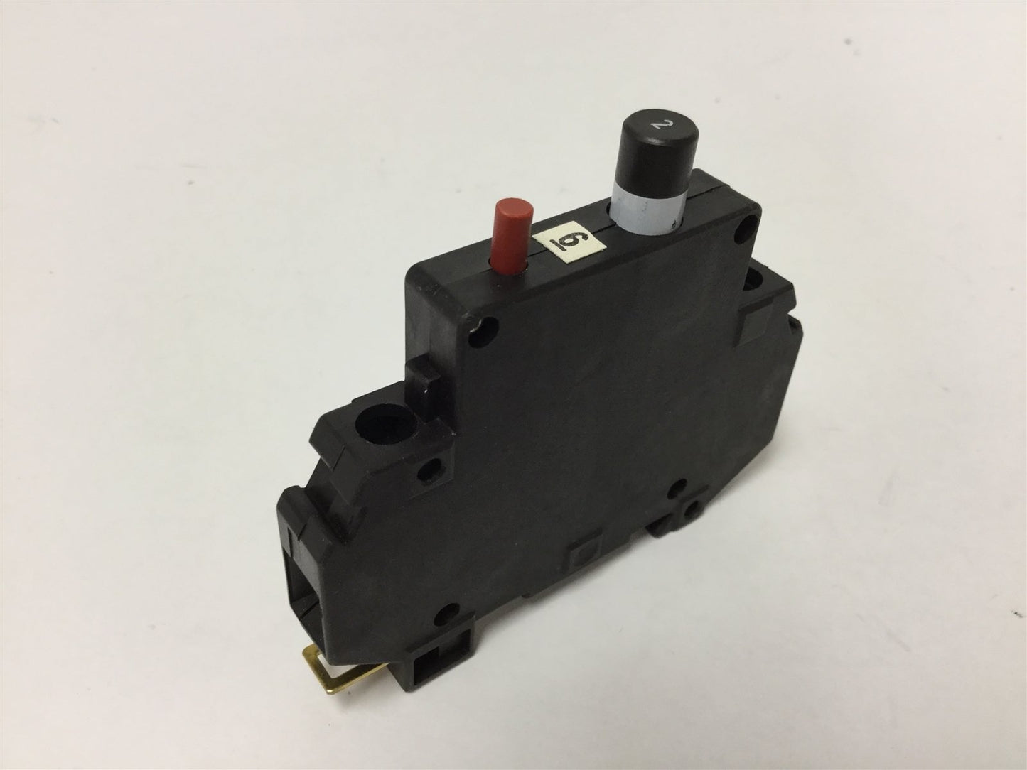 Used Lot of 2 Weidmuller 91001503500 Circuit Breakers, Rating: 2A 250VAC/65VDC, DIN
