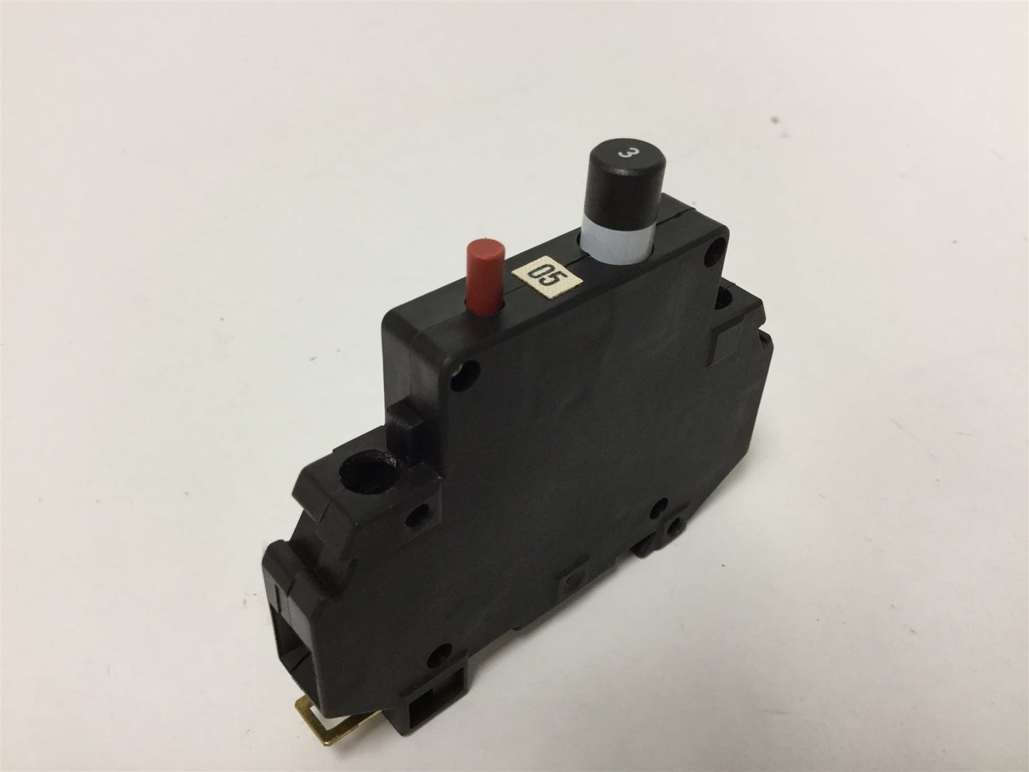 Used Lot of 2 Weidmuller 9101703500 Circuit Breakers, Rating: 3A 250VAC/65VDC, DIN