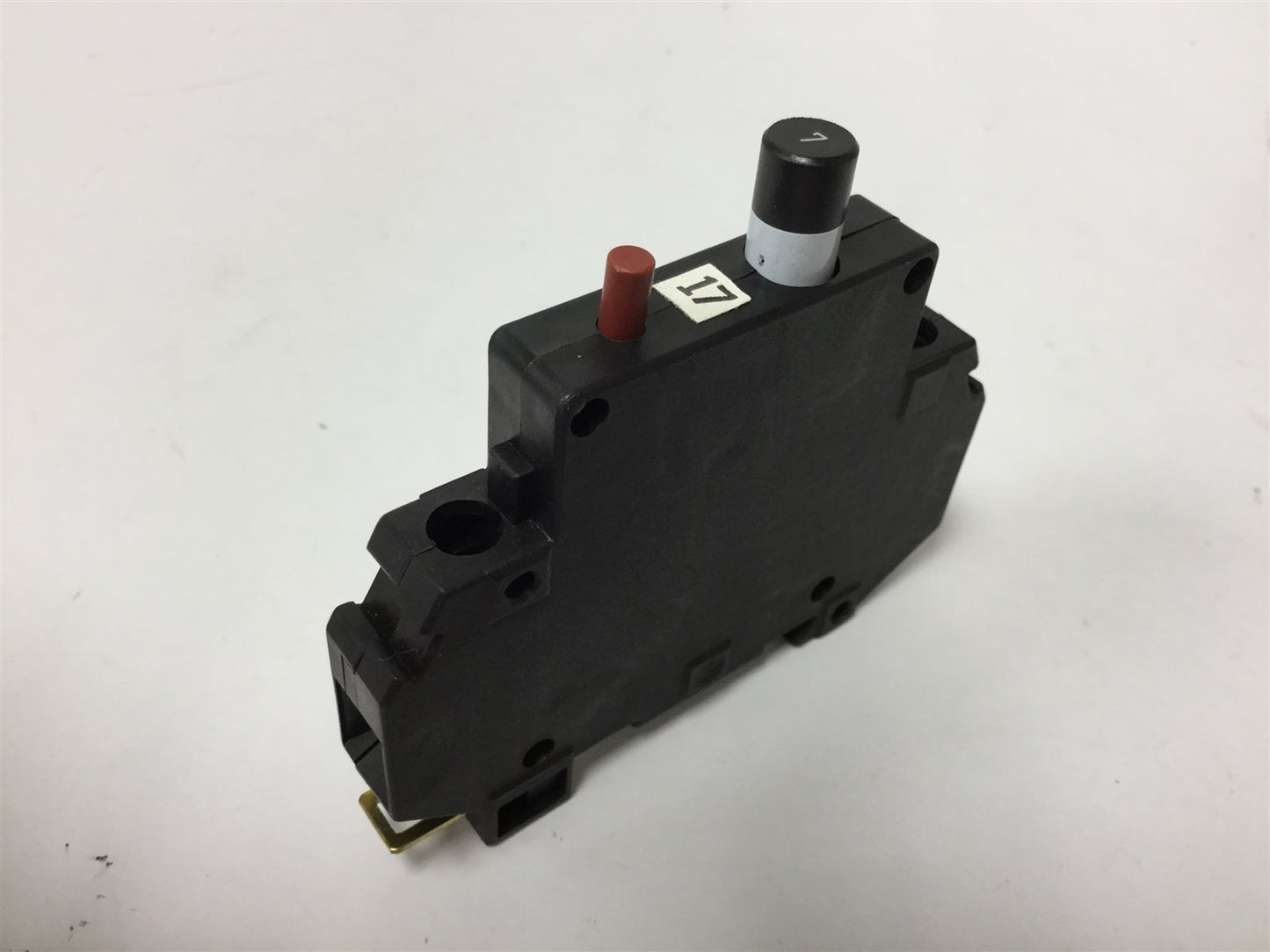 Used Lot of 2 Weidmuller 9104153500 Circuit Breakers, Rating: 7A 250VAC/65VDC, DIN