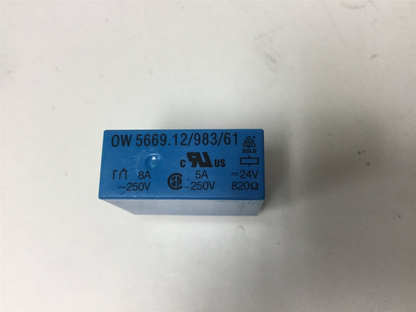 Used Lot of 3 Dold & Soehne OW 5669.12/983/61 Safety Relays, DPDT, Coil: 24VDC