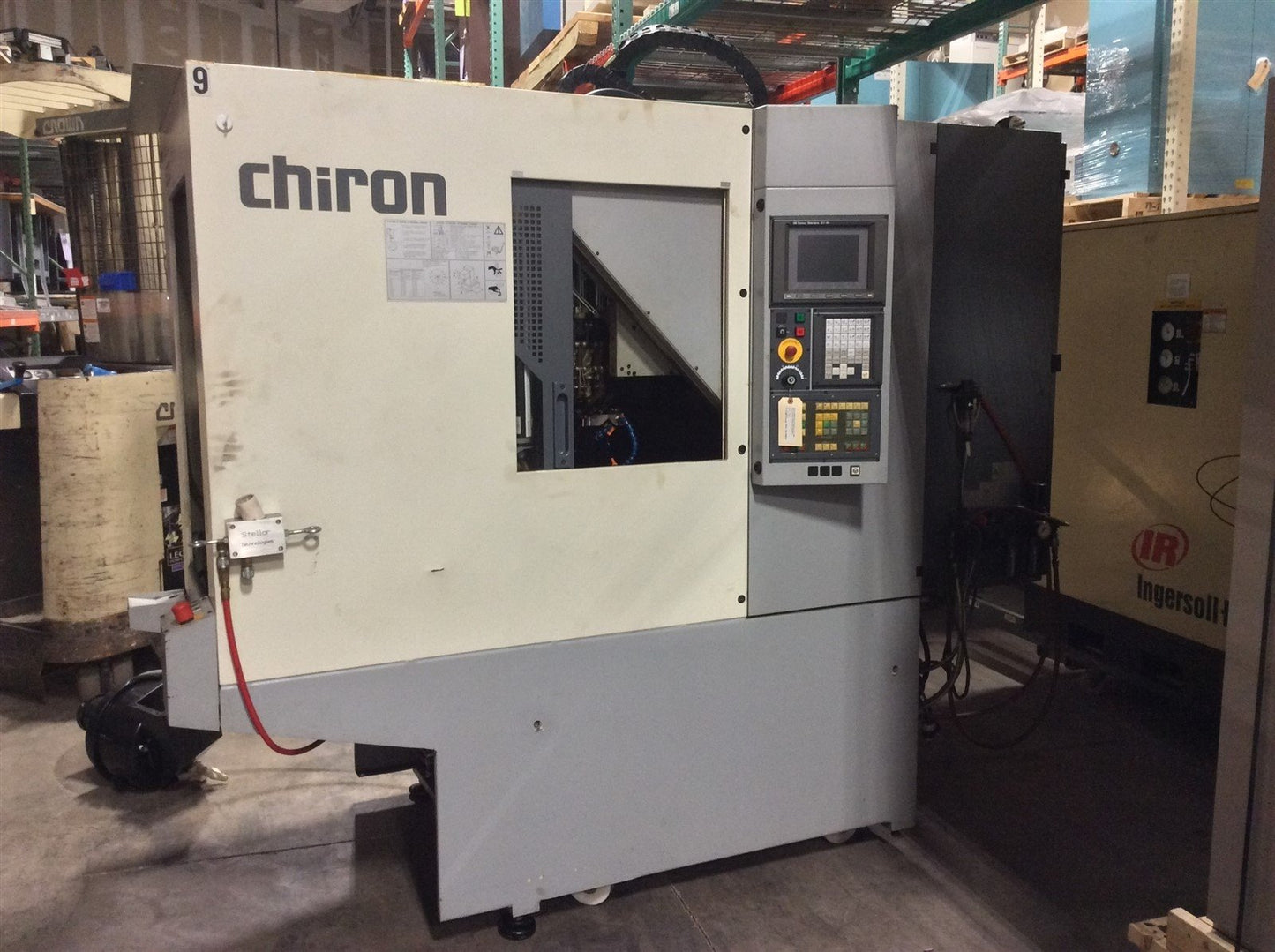 Used Chiron FZ08W Vertical Machine Center VMC Pallet Changer w/Fanuc CNC FilterMist 2
