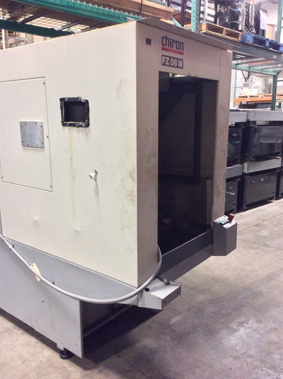 Used Chiron FZ08W Vertical Machine Center VMC Pallet Changer w/Fanuc CNC FilterMist 2