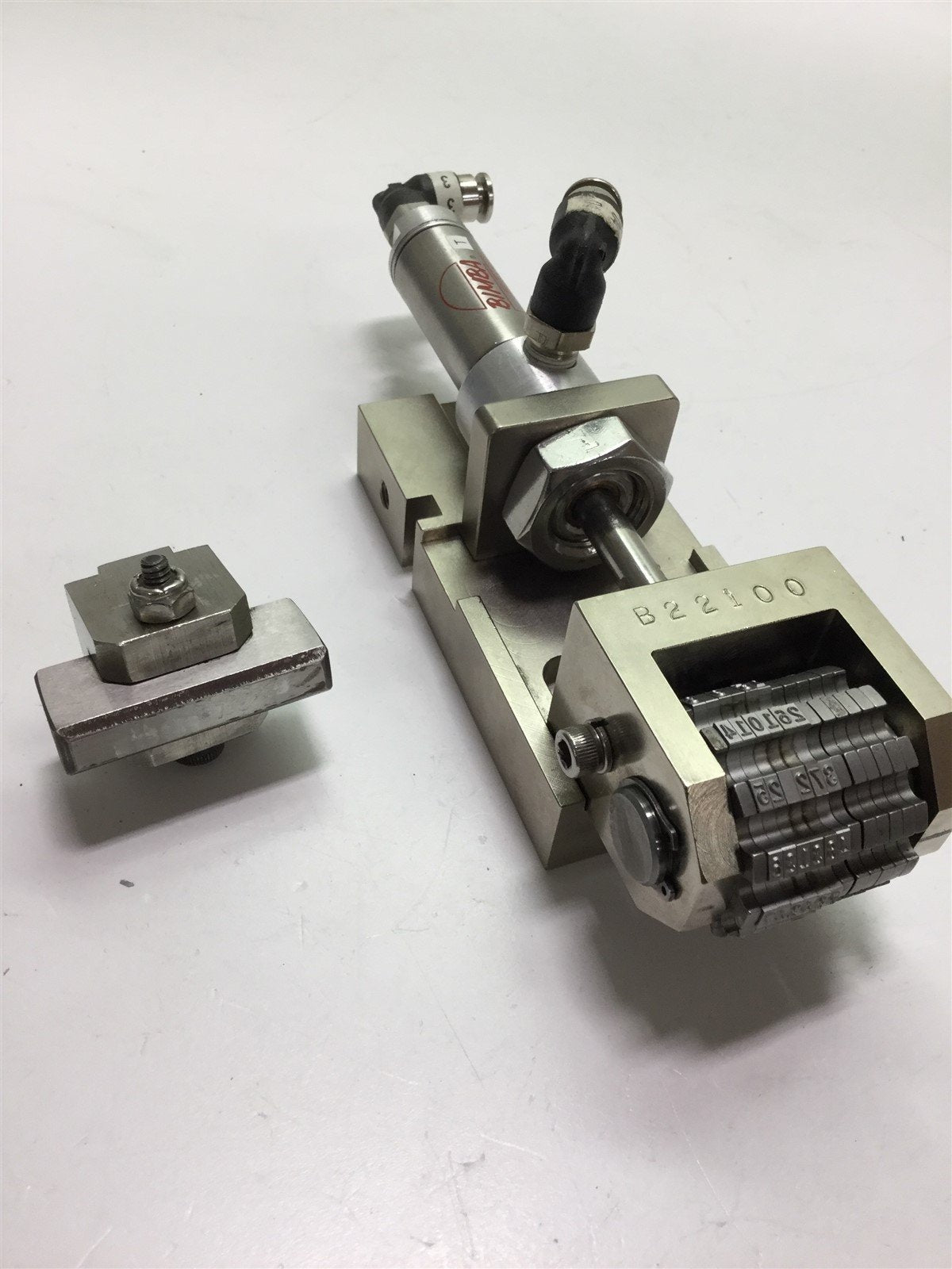 Used Wrap-Aid Custom Fabricated 6 Digit Rotational Pneumatic Machine Numbering Head