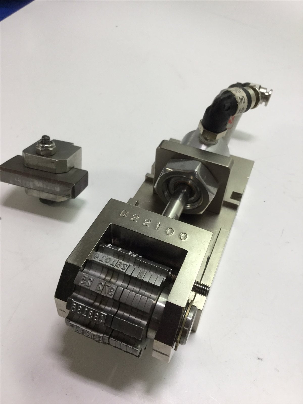 Used Wrap-Aid Custom Fabricated 6 Digit Rotational Pneumatic Machine Numbering Head