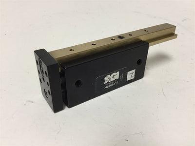 Used AGI AGMS-1-3 Pneumatic Cylinder, Stroke: 1.5", Pressure: 20-120psi, Bore: 0.5"
