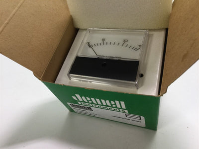 New – Open box New Jewell Instruments MSQ-DVV-015-U DC Voltage Panel Meter, Range: 0-15VDC