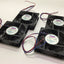 Used Lot of 4 Mechatronics E9225S24B Cooling/Circulating Fans, Voltage: 24VDC, 0.06A