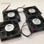 Used Lot of 4 Mechatronics E9225S24B Cooling/Circulating Fans, Voltage: 24VDC, 0.06A