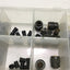New – Open box Lot Of Various Amphenol MS Style 90 Degree Cable Connectors 4 Pin w/Shrouds