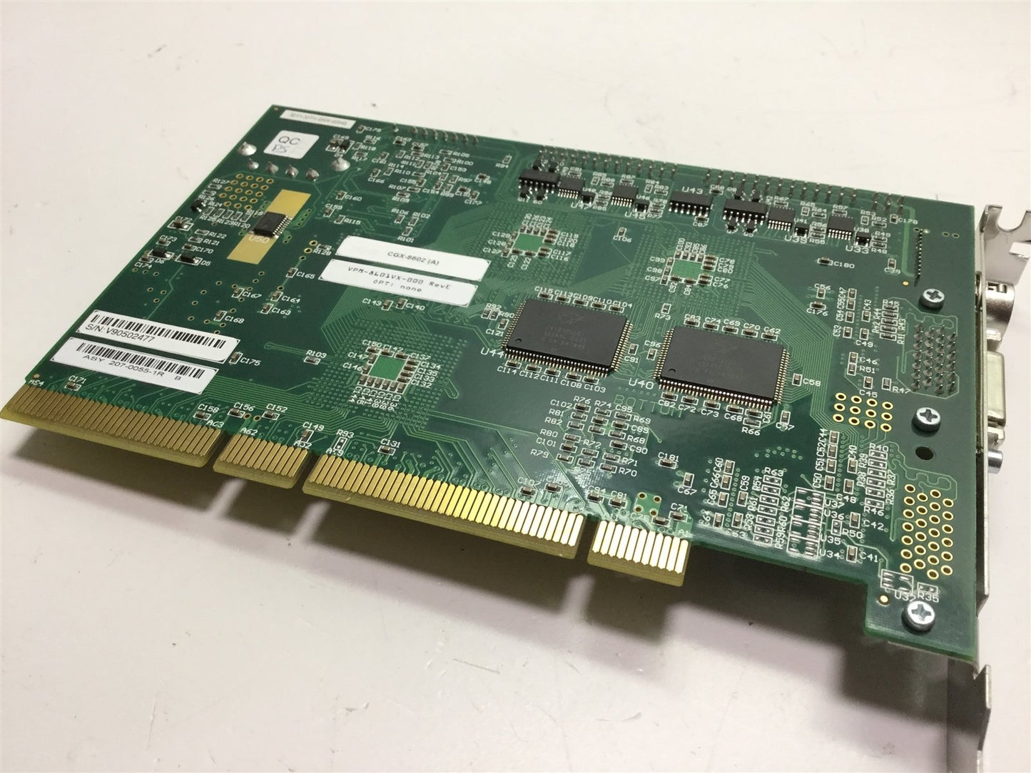Used Cognex CGX-8602(A) 8600 Vision Board VPM8601VX-000 Rev E 12-Pin, PCI X Interface