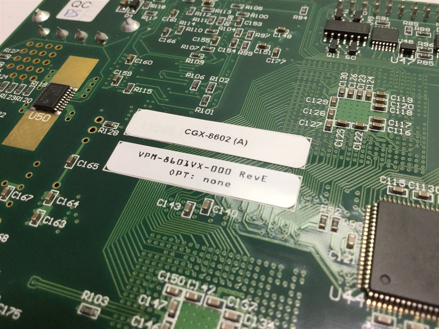 Used Cognex CGX-8602(A) 8600 Vision Board VPM8601VX-000 Rev E 12-Pin, PCI X Interface