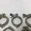 Used Lot of 5 Sanitary Tri-Clamps, Size: 2", *Assortment of Styles* See Pictures