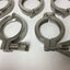 Used Lot of 5 Sanitary Tri-Clamps, Size: 2", *Assortment of Styles* See Pictures