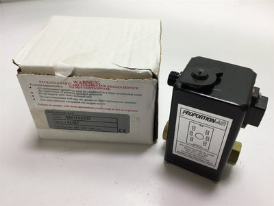 New – Open box Proportion-Air QB2TFEE235 Pneumatic Control Valve, Ports: 1/8" NPT, 0-50psi