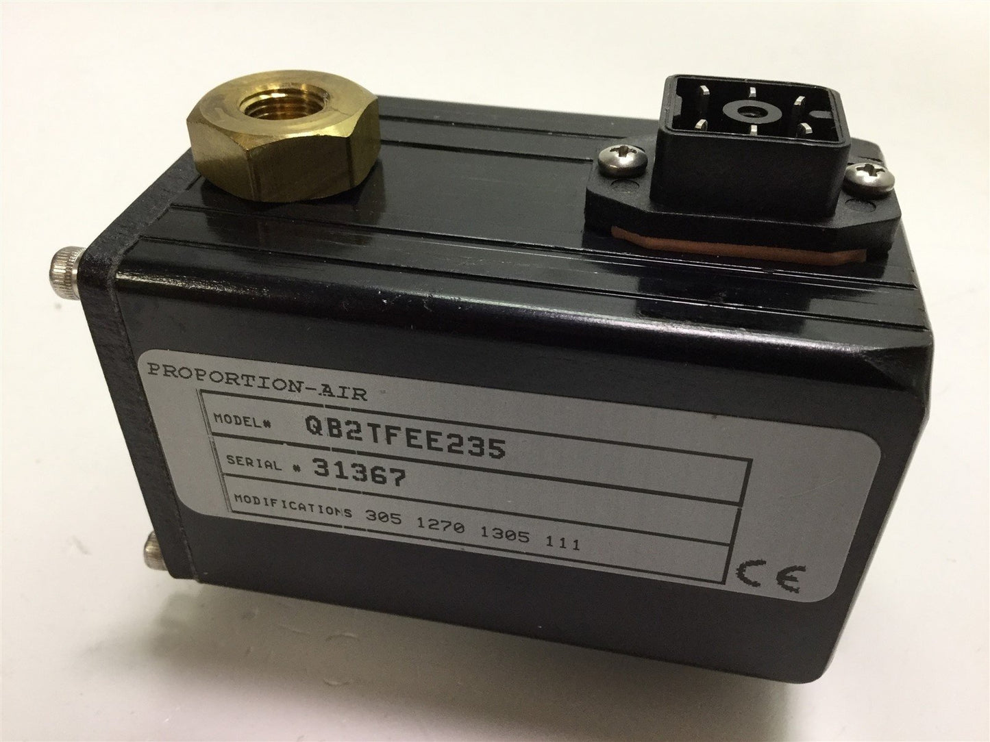 New – Open box Proportion-Air QB2TFEE235 Pneumatic Control Valve, Ports: 1/8" NPT, 0-50psi