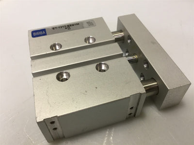 Used Bimba ET-1212 Extruded Flush Linear Cylinder Thruster 12mm-Bore 12mm-Stroke