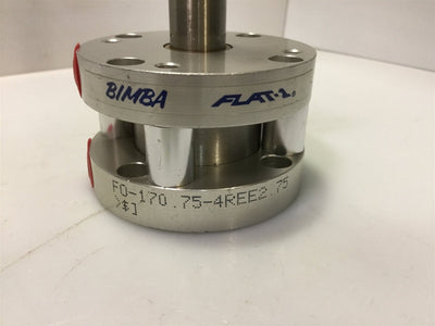 New – Open box Bimba FO-170.75 Flat-1 Extended Pancake Double Acting 1.5"-Bore .75"-Stroke NOS