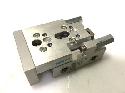 Used Festo SLT-6-10-P-A Mini Slide SLT Table Cylinder 2x6mm-Piston 10mm-Stroke