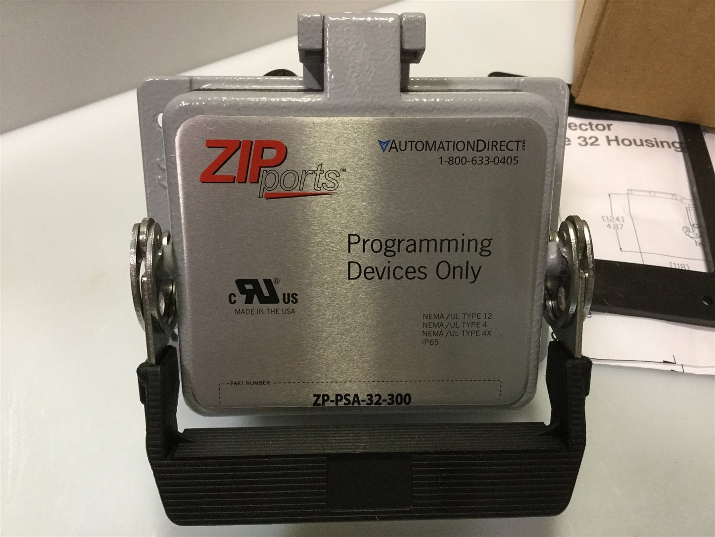 New ZIPport ZP-PSA Panel Interface Connector 120VAC Outlet DB-9 USB 3A Breaker *NIB