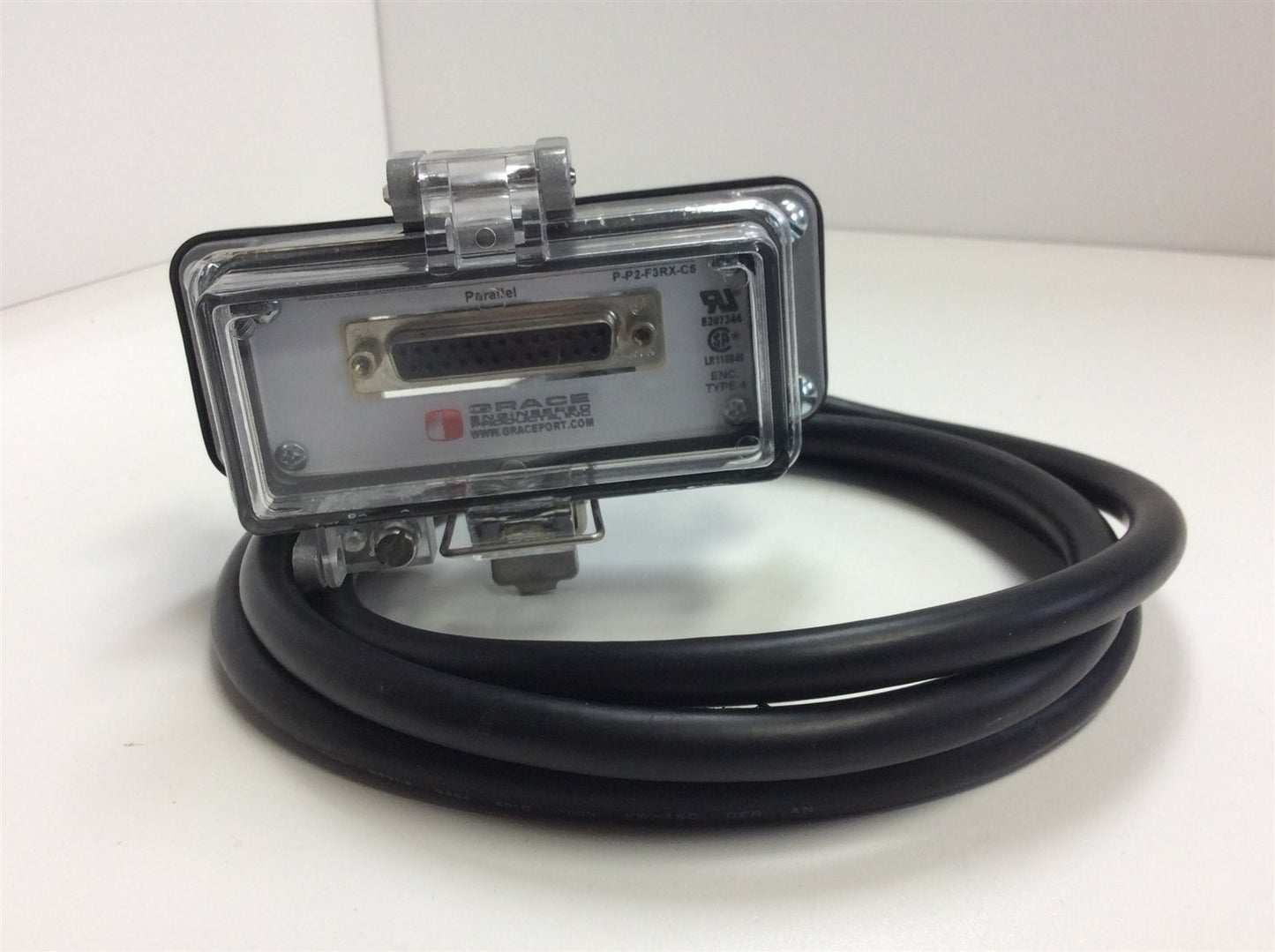 Used Grace Engineered Products P-P2-F3RX-C5 Grace-Port Interface Parallel *Damaged*