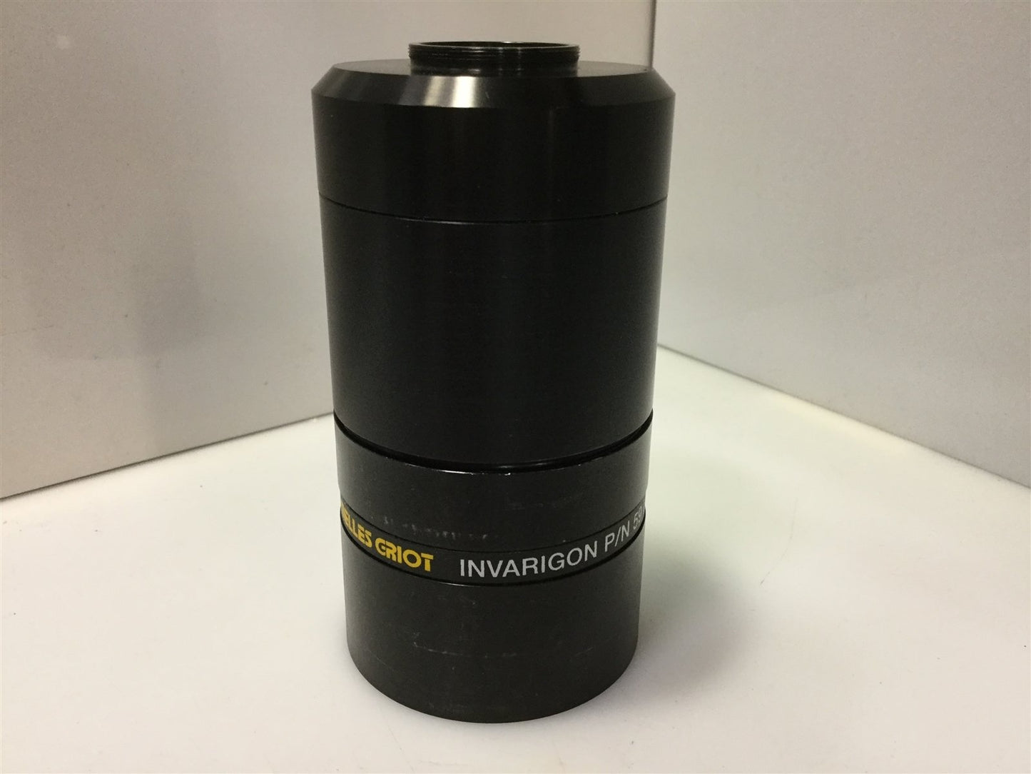 Used Melles Griot 59 LGU 042 Invarigon Lens .4200 X Magnification 25.5mm C-Mount