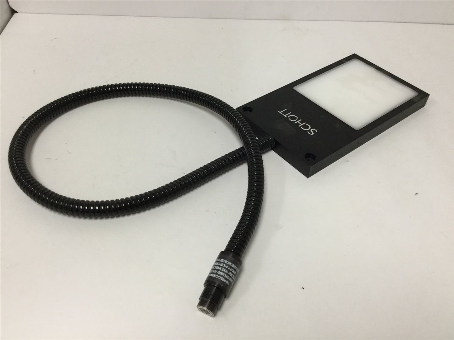 For parts or not working Schott A08925 Fiber Optic Backlight, Active Area: 4" x 4.88" *Damaged Fibers*