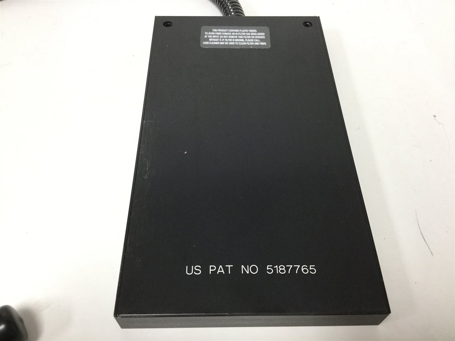 Used Schott A08925 Fiber Optic Backlight, Active Area: 4" x 4.88" ( 4" x 5" ), 36" L