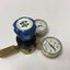 Used Gas Regulator With 20-400psi and 100-3000psi Gauges, Ports: 1/4" NPT, 0-250psi