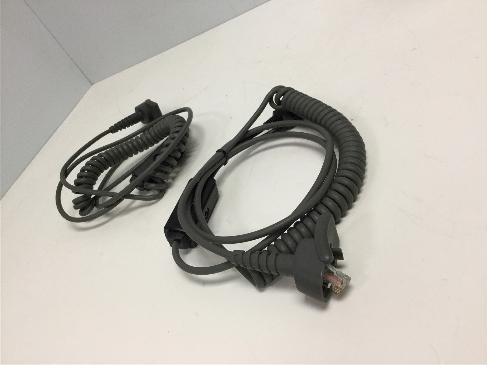 Lot of 2 Symbol 25-35988-20 Barcode Scanner Cables with Male/Female PS ...