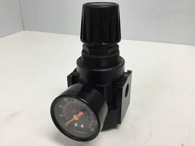 Used Coilhose Pneumatics 27R3 Regulator w/ Pressure Gauge, Ports: 3/8" NPT, 0-125 Psi