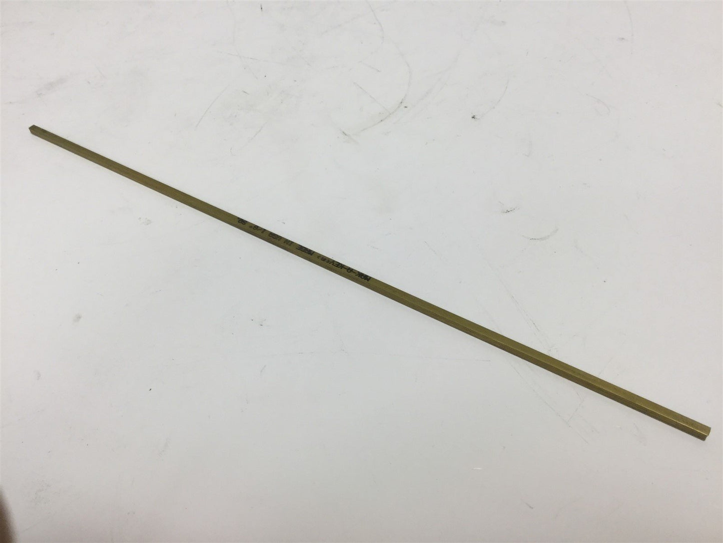 Used Lot of 97 Mak-A-Key Brass Key Stock, Dimensions: 1/8" x 1/8" x 12" Long