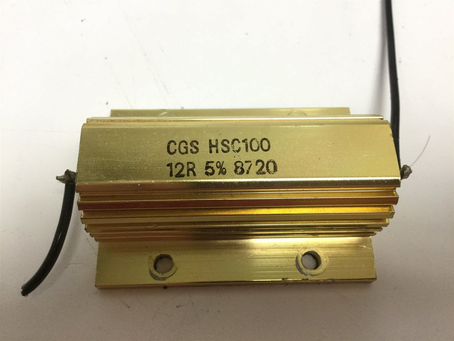 Used Lot of 5 TE Connectivity CGS HSC 100 12R Resistors Res: 12 Ohm Power: 100 Watt