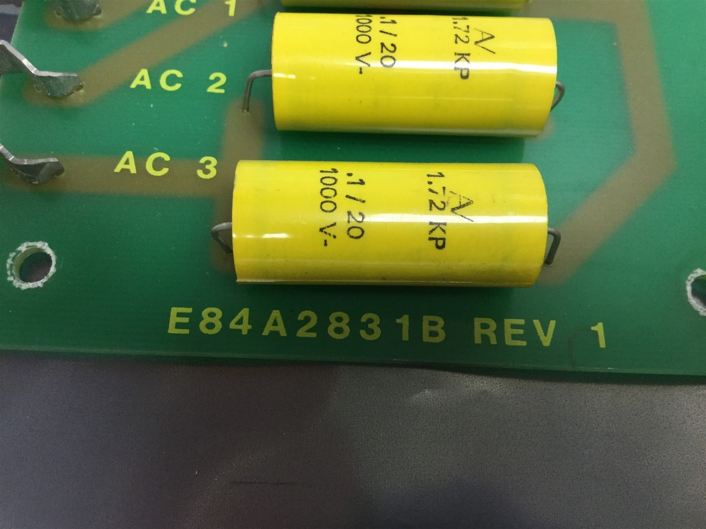 Used JK Lasers LTD E84A2831B Rev 1 P.C. Card (Caps)  S2k, X41020/1007, C4201-C4206