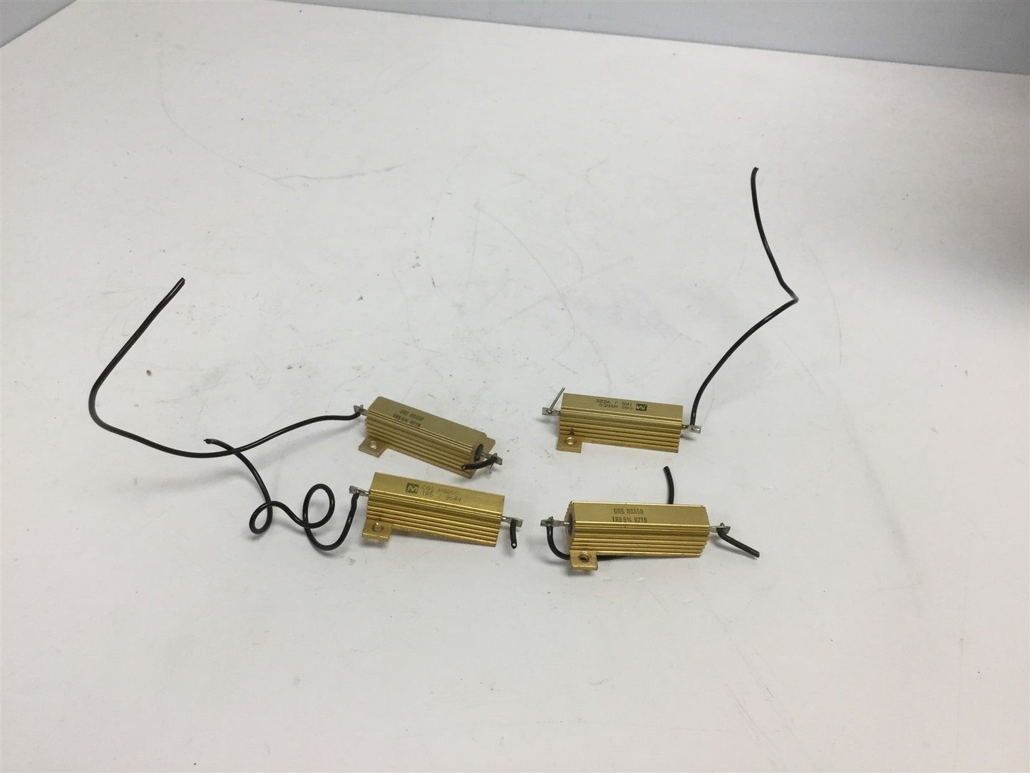 Used Lot of 4 TE Connectivity CGS HSA50 1R5 Resistors, Res: 1.5 Ohm, Power: 50 Watt