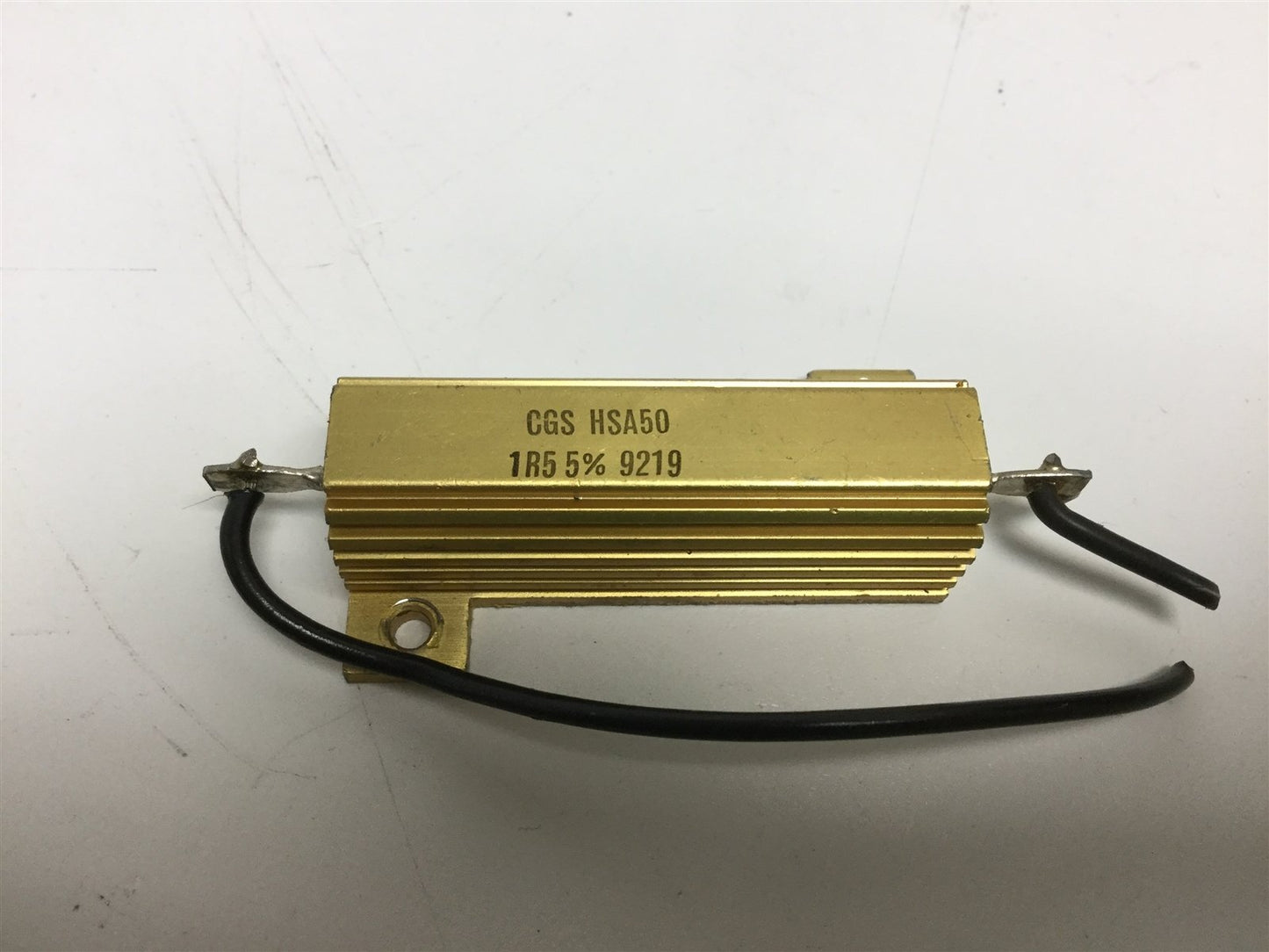 Used Lot of 4 TE Connectivity CGS HSA50 1R5 Resistors, Res: 1.5 Ohm, Power: 50 Watt
