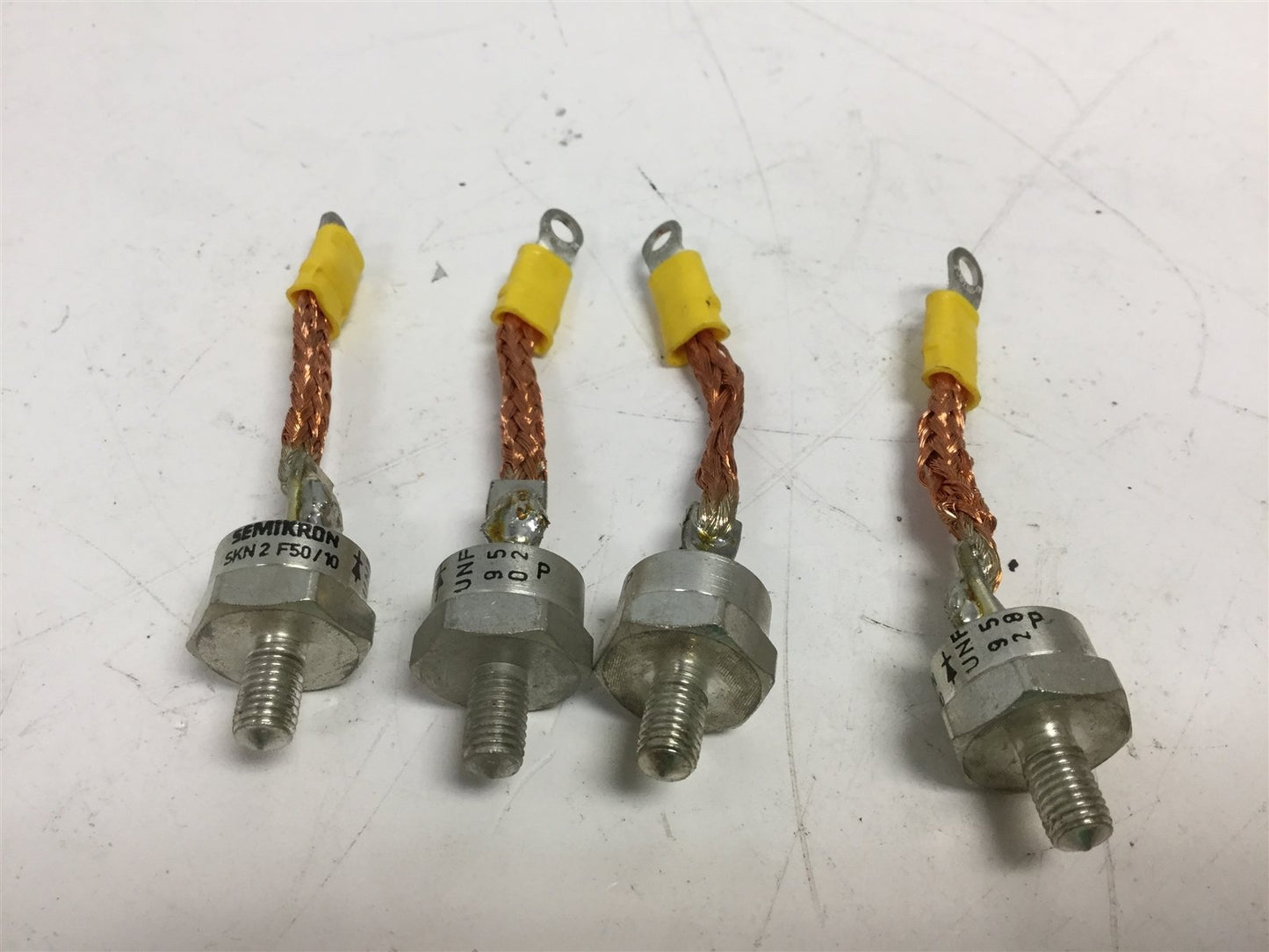 Used Lot of 4 Semikron SKN2F50/10 Fast Recovery Diodes, Voltage: 1000V, Amperage: 50A