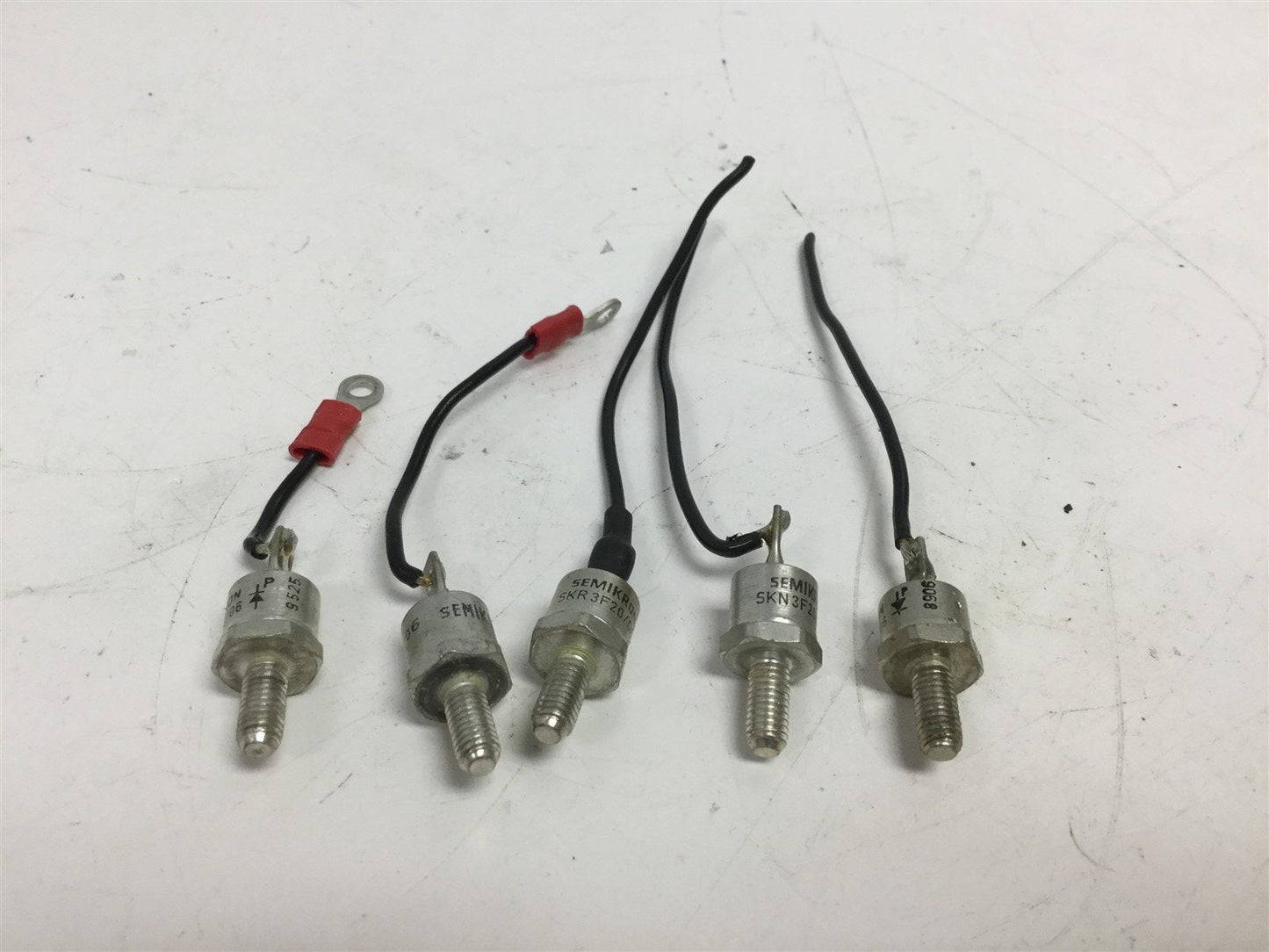 Used Lot of 5 Semikron SKN3F20/06 Fast Recovery Diodes, Voltage: 600V, Amperage: 26A