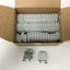 New Lot of 50 New Bussmann DM50-GY Terminal Blocks, Rating: 300V 50A, Color: Gray