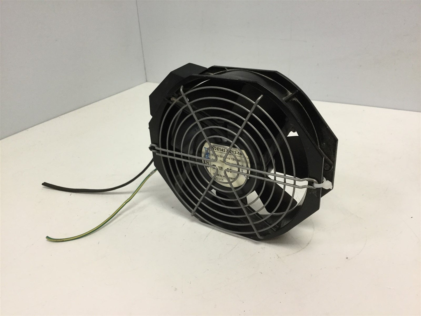 Used EBM-Papst W2E142-CC13-16 Thermally Protected Fan, Voltage: 115 VAC Watts: 13/14W