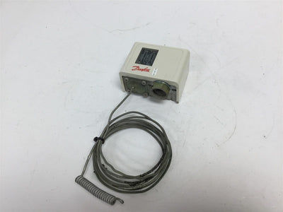 Used Danfoss 060L2002 KP61 Thermostat Switch -30 to 15 Deg C, Contact 16A, 400VAC