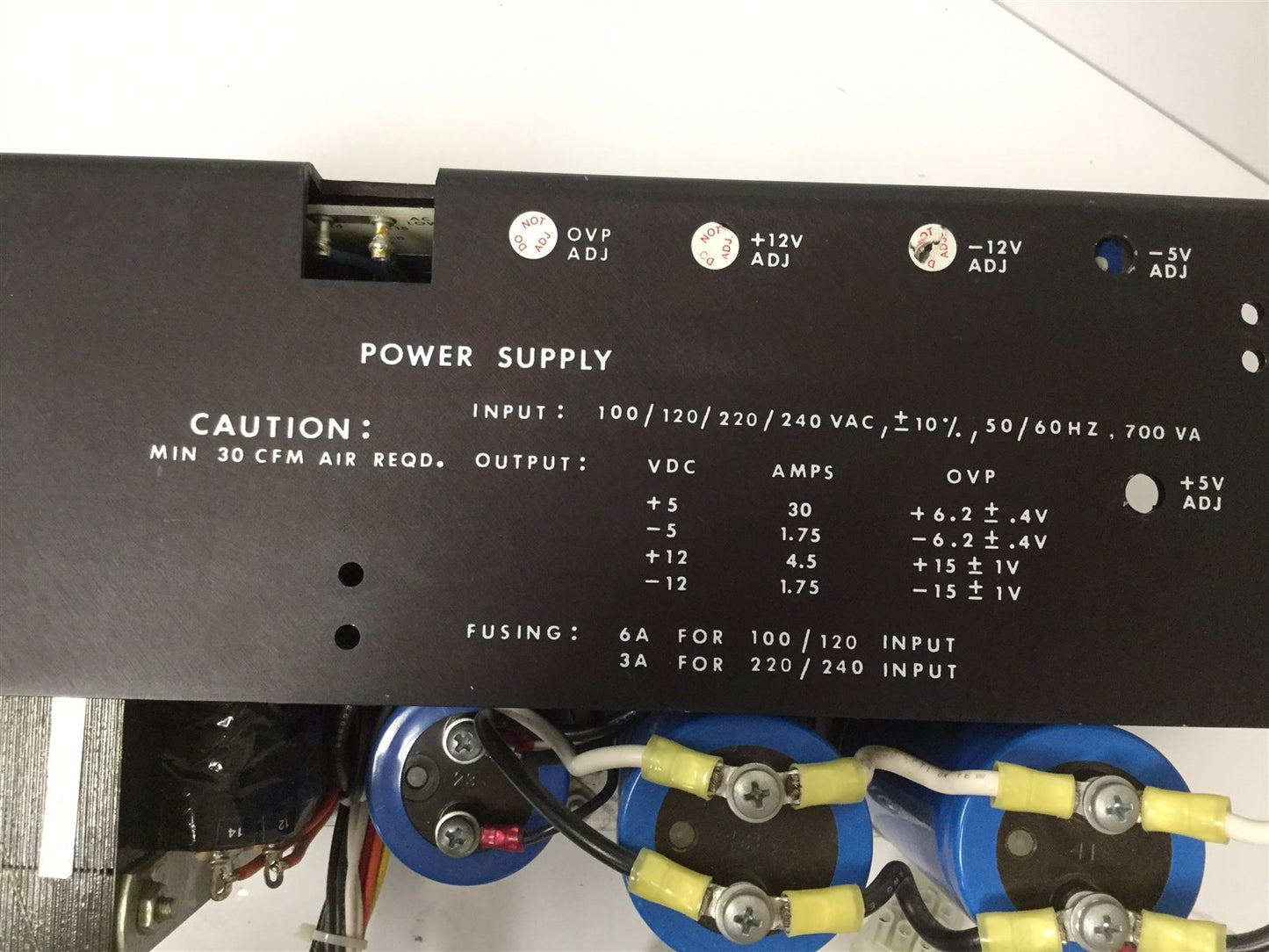 Used Xentek Inc 6315 Power Supply, In: 100/120/220/240VAC, Out: +/-5VDC and +/-12VDC