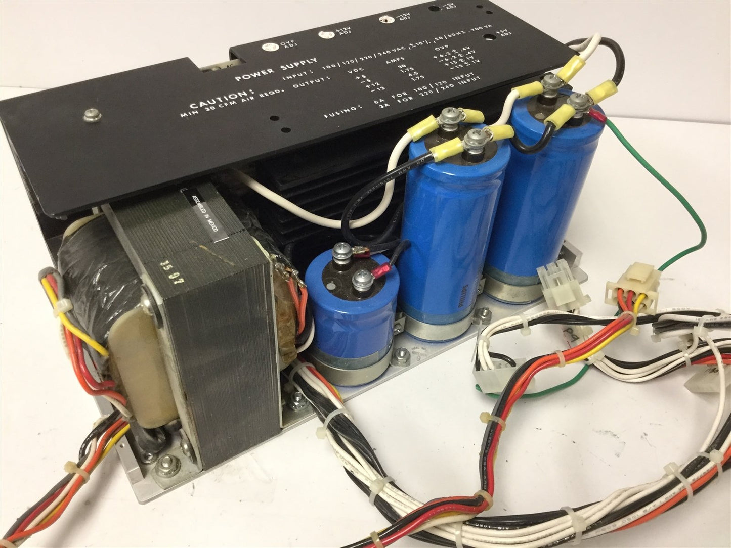 Used Xentek Inc 6315 Power Supply, In: 100/120/220/240VAC, Out: +/-5VDC and +/-12VDC